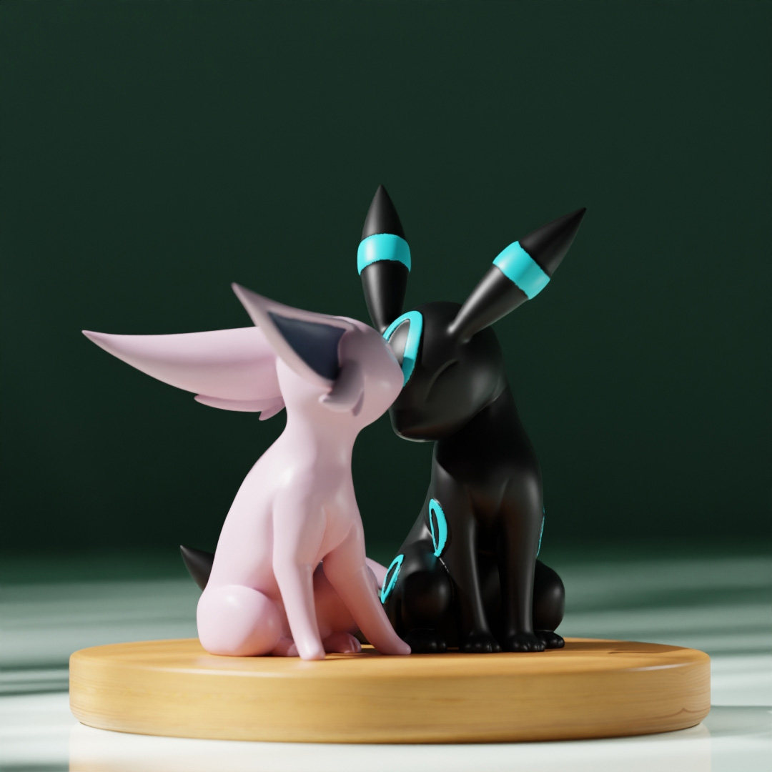 Genuine Espeon Umbreon Pet Elf - Vinyl Figure Blank review and price