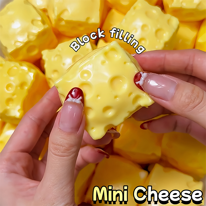Mini Cheese Cube Squishy Fidge - Building Block Mini review and price
