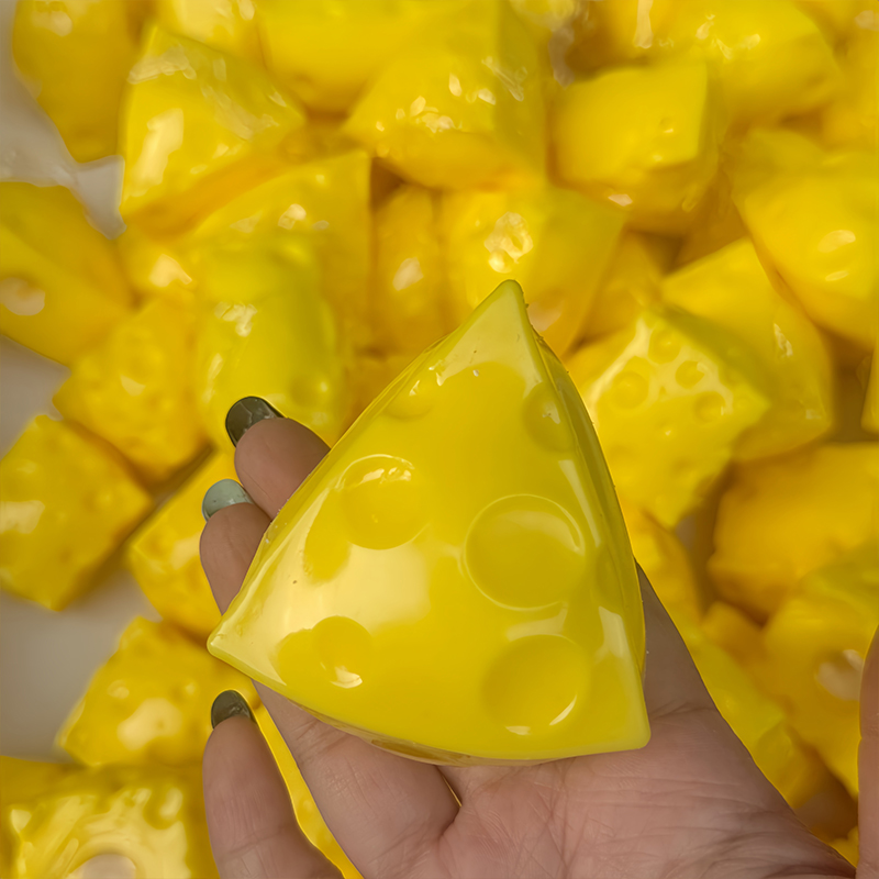 Mini Cheese Cube Squishy Fidge - Building Block Mini review and price